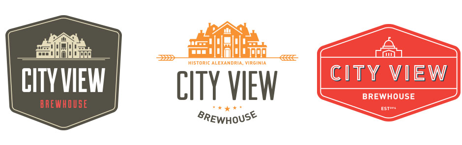City View Brewhouse Logo Design Concepts