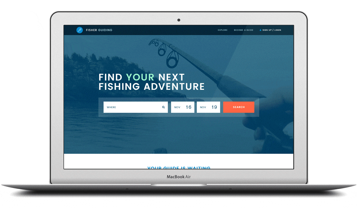 Fisher Guiding Responsive Website Design