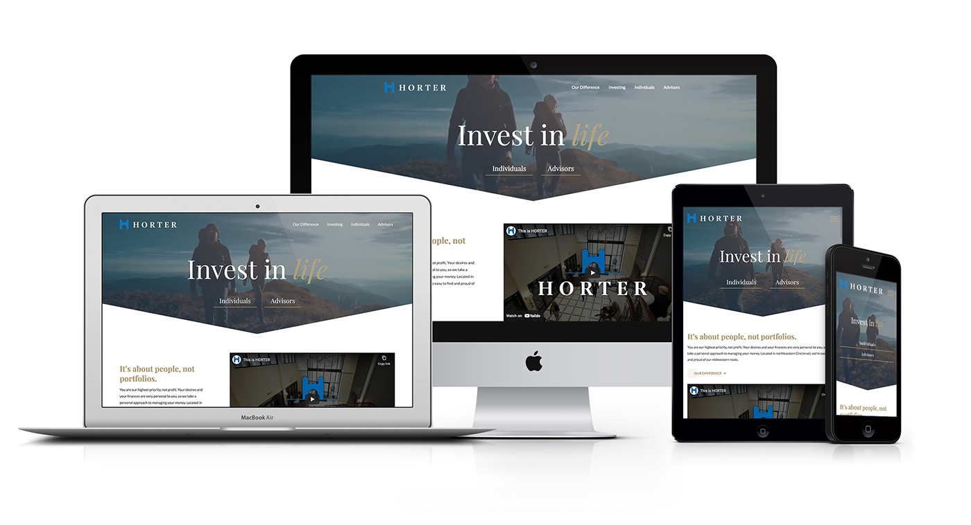 Horter Investment Responsive Website Redesign