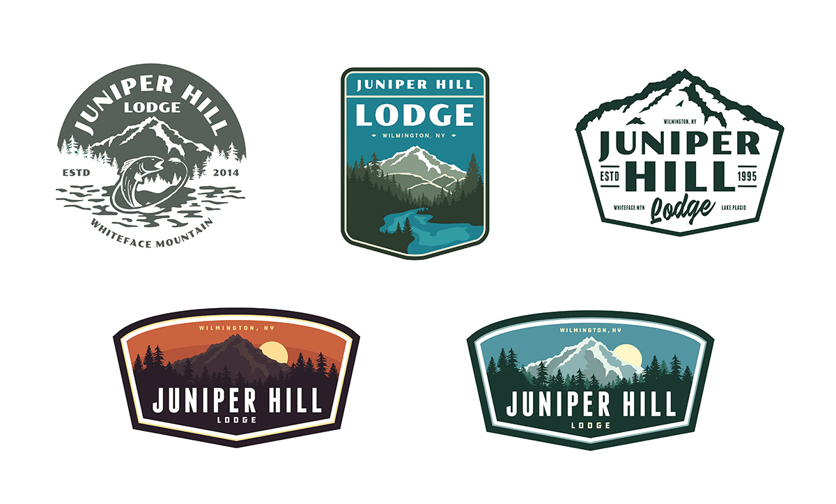Juniper Hill logo concept exploration