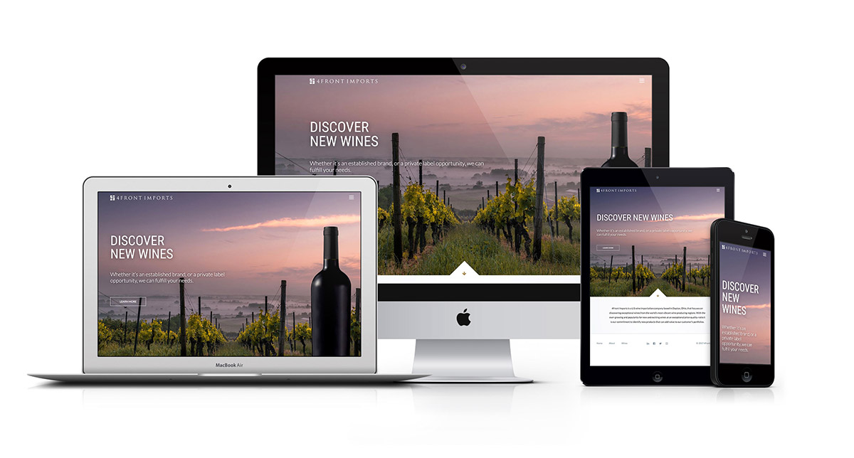 4Front Imports Responsive Website Design