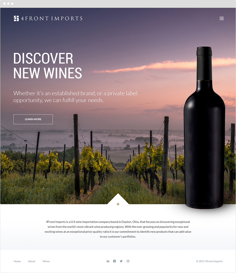 4Front Imports Responsive Website Design