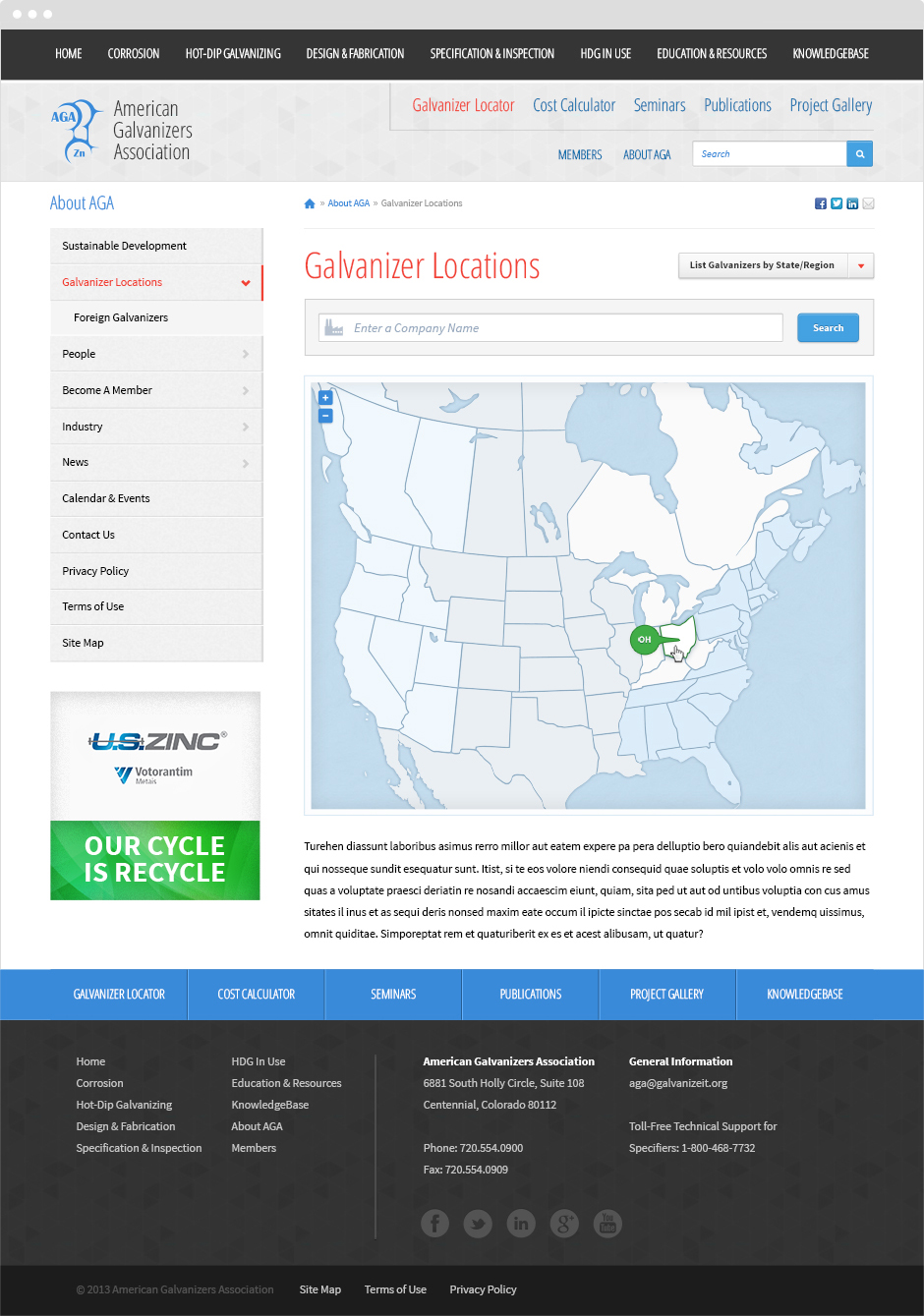 AGA Member Locator App Design and Development