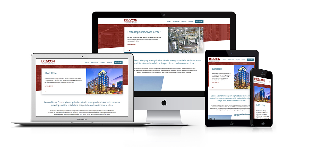 Beacon Electric Responsive ExpressionEngine Website Design