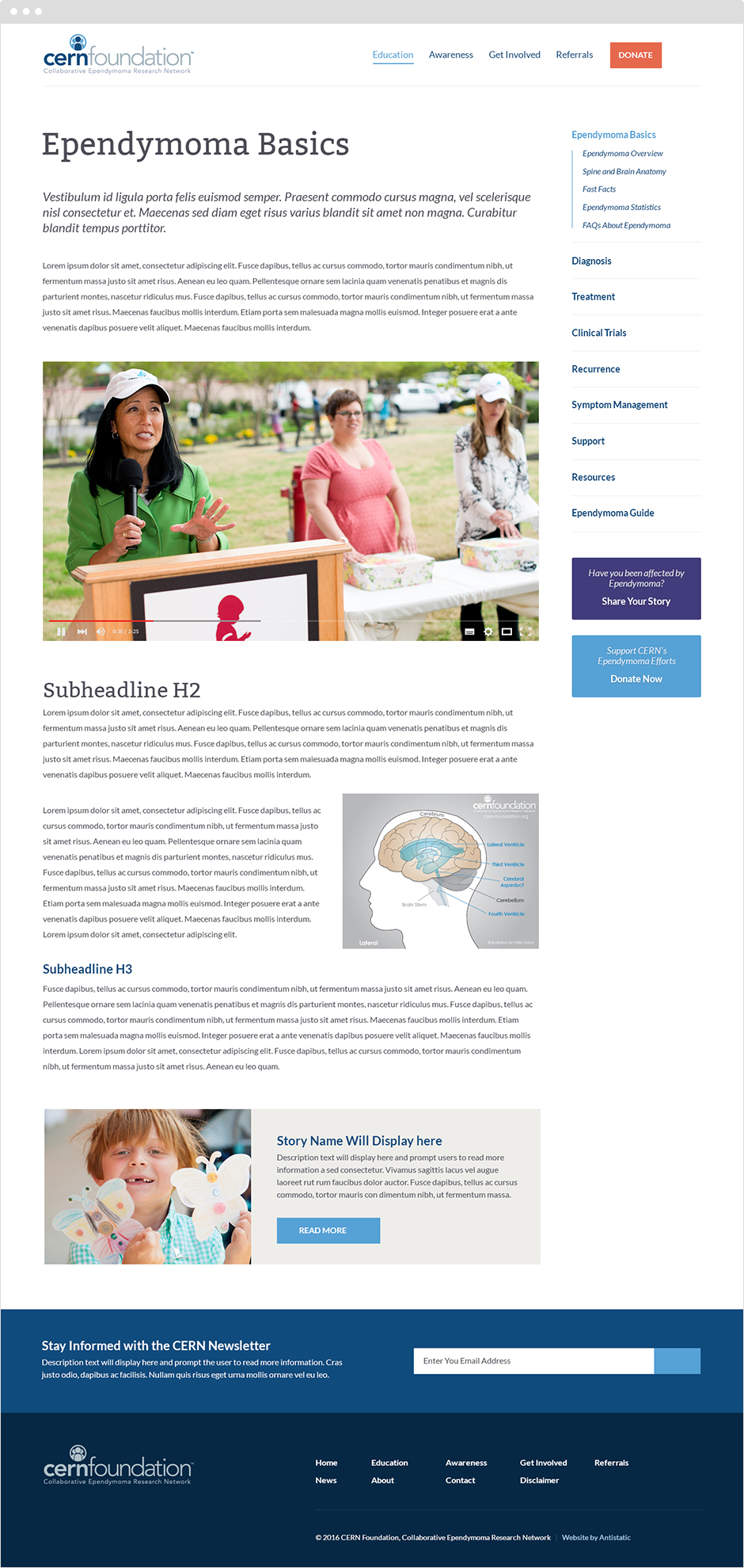 Non-profit Organization 501c3 Responsive Web Design