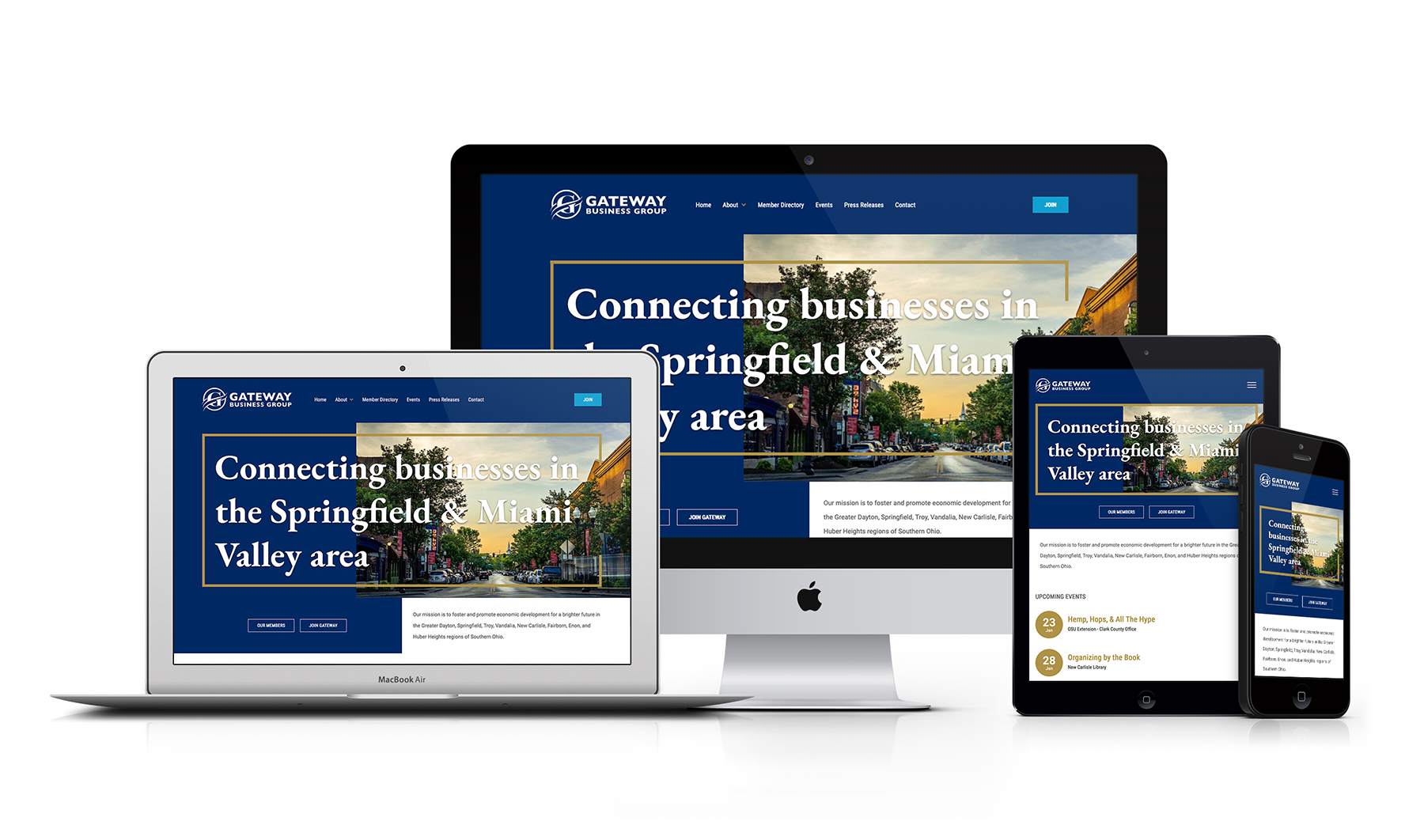 Gateway Business Group Responsive Craft CMS Website Design