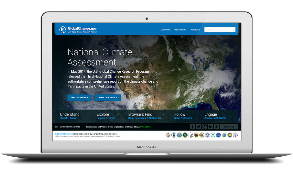 globalchange.gov Responsive Website Design