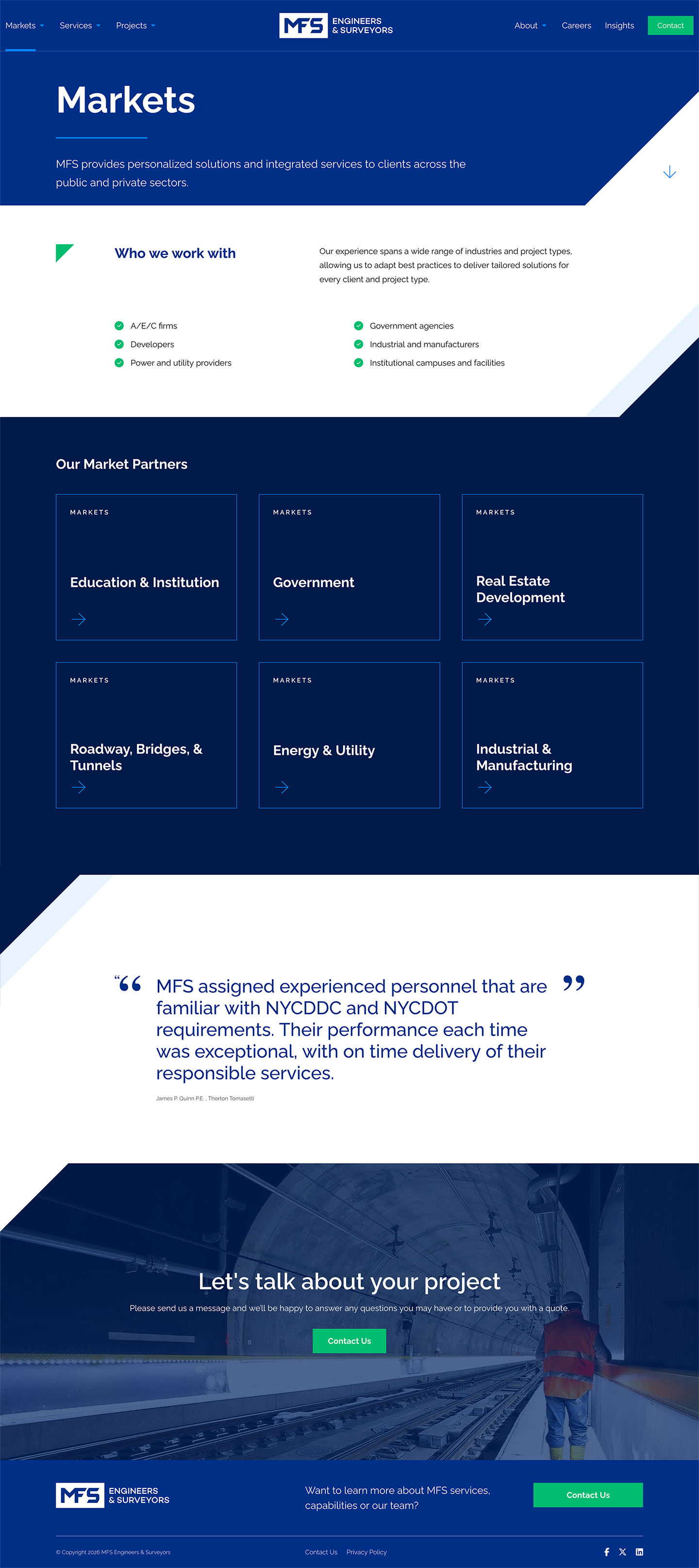 MFS Engineers Markets Design