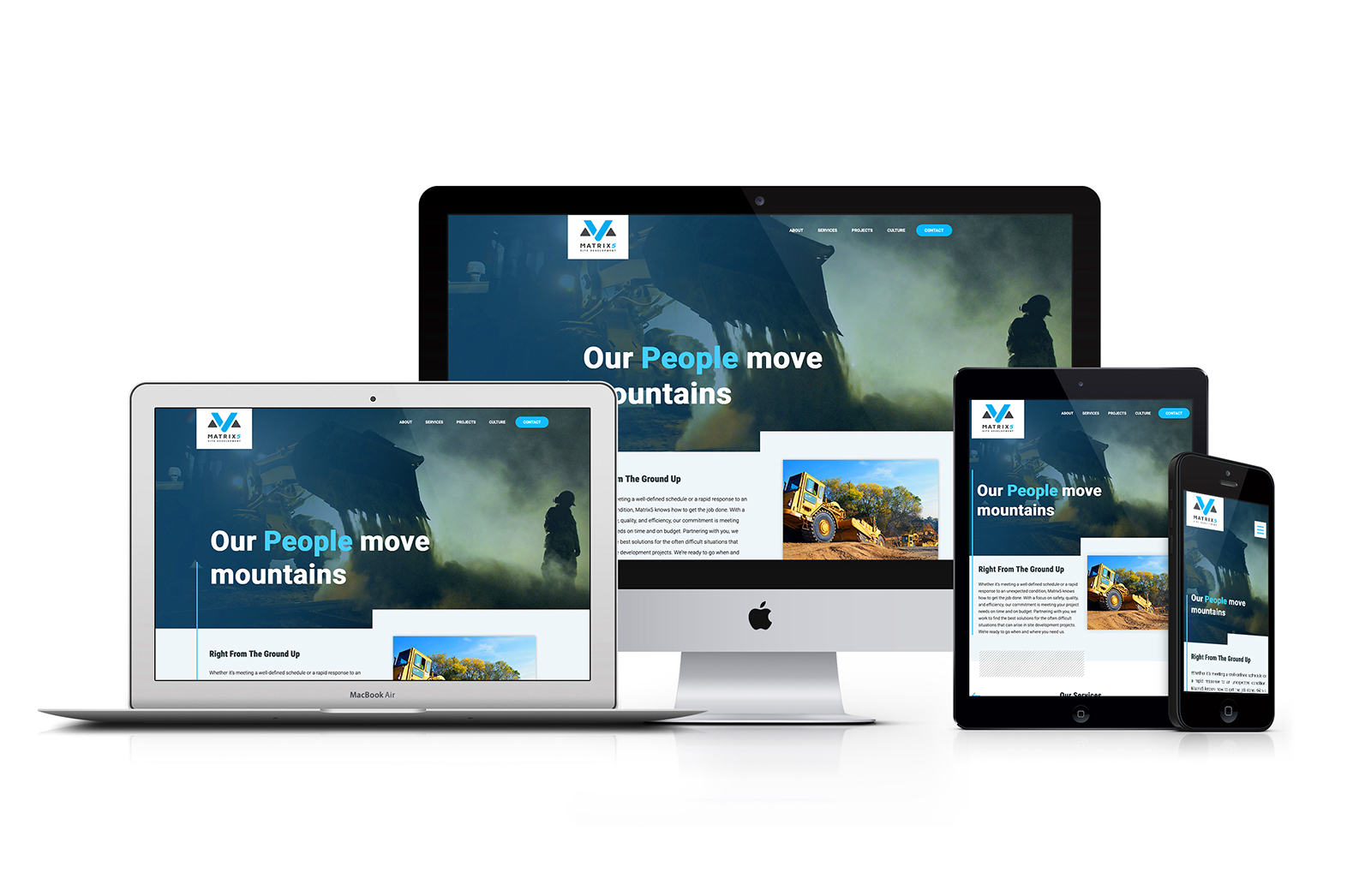 Matrix5 Website design