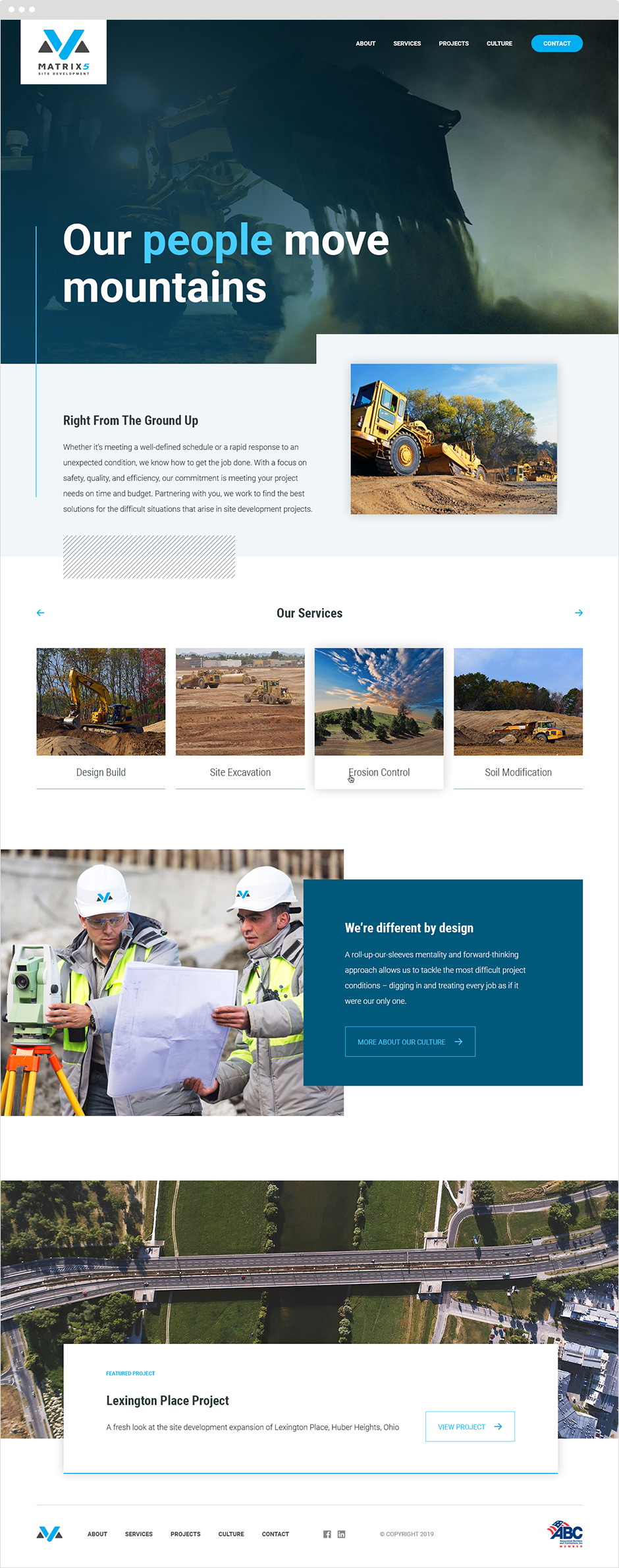 Matrix5 Website design