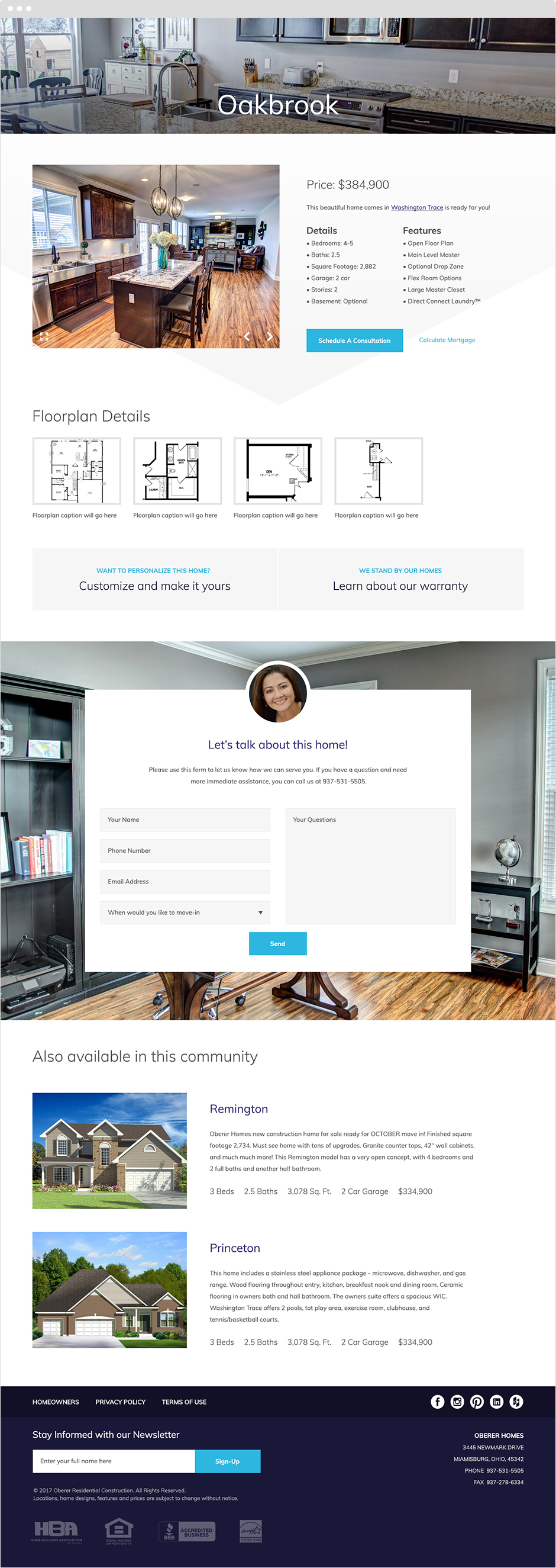 Construction Company Website Design