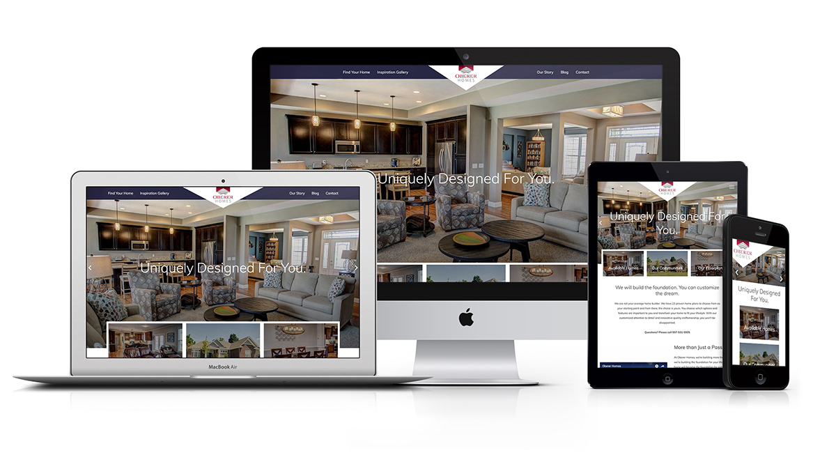 Oberer Homes Responsive Website Design