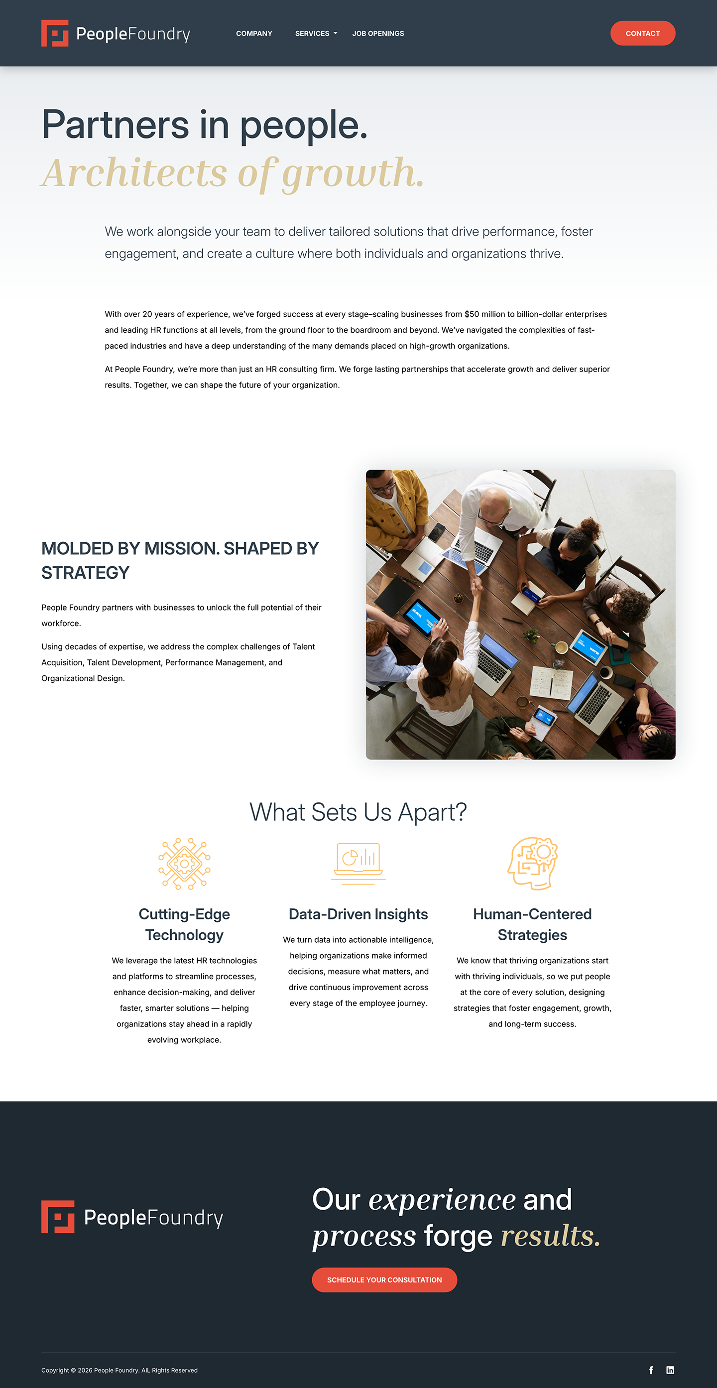 Craft CMS Website Design and Development for People Foundry Cincinnati Ohio