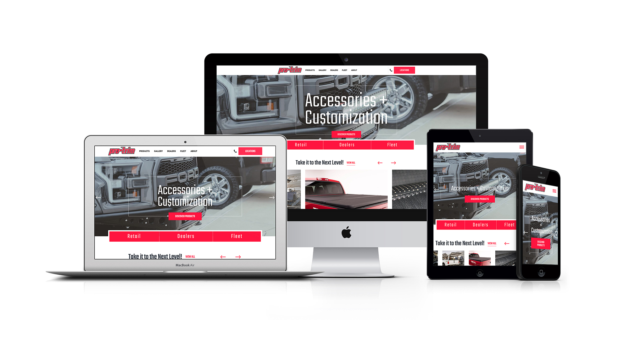 ProTrim Responsive Website Design