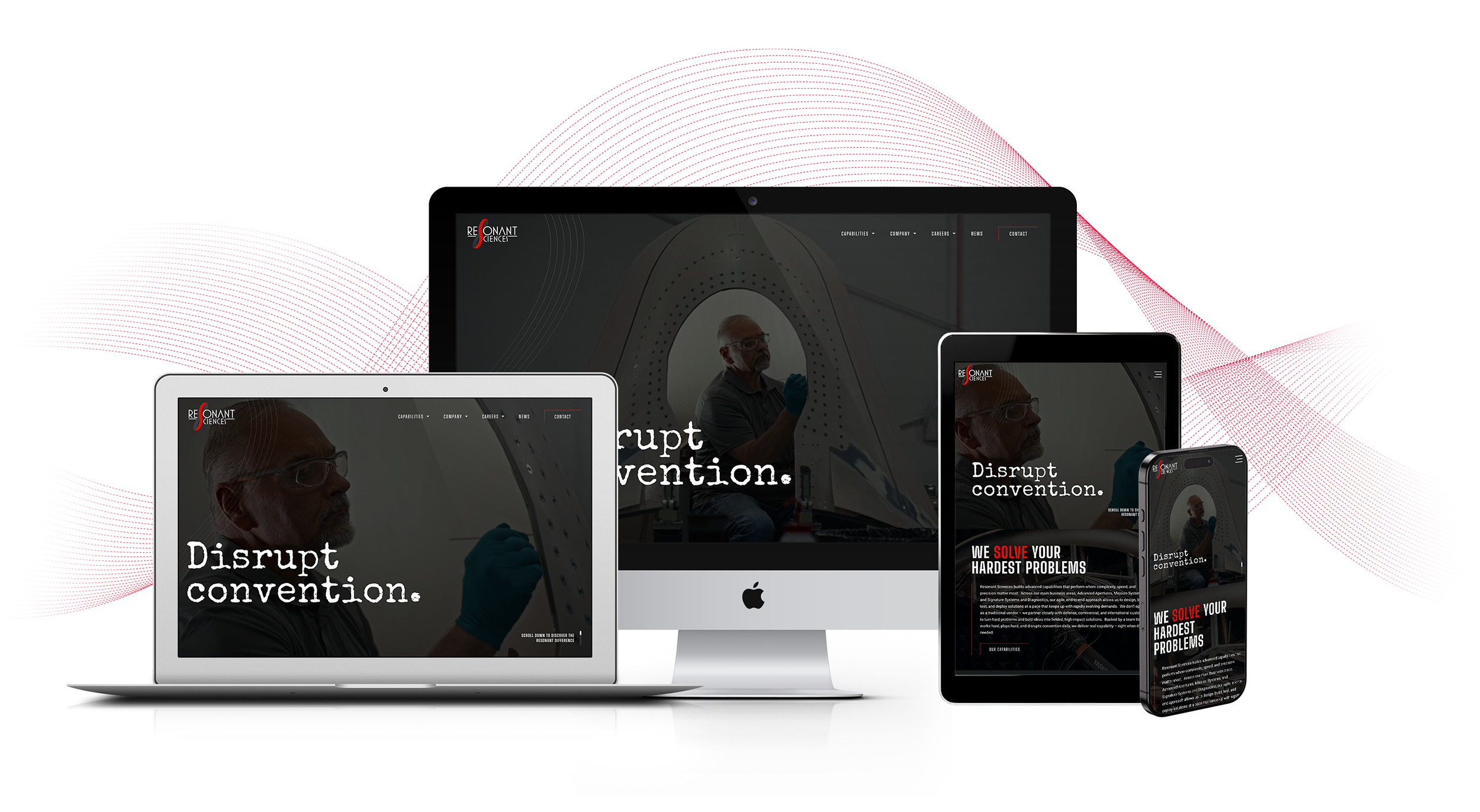Resonant Sciences Dayton Ohio Website Redesign