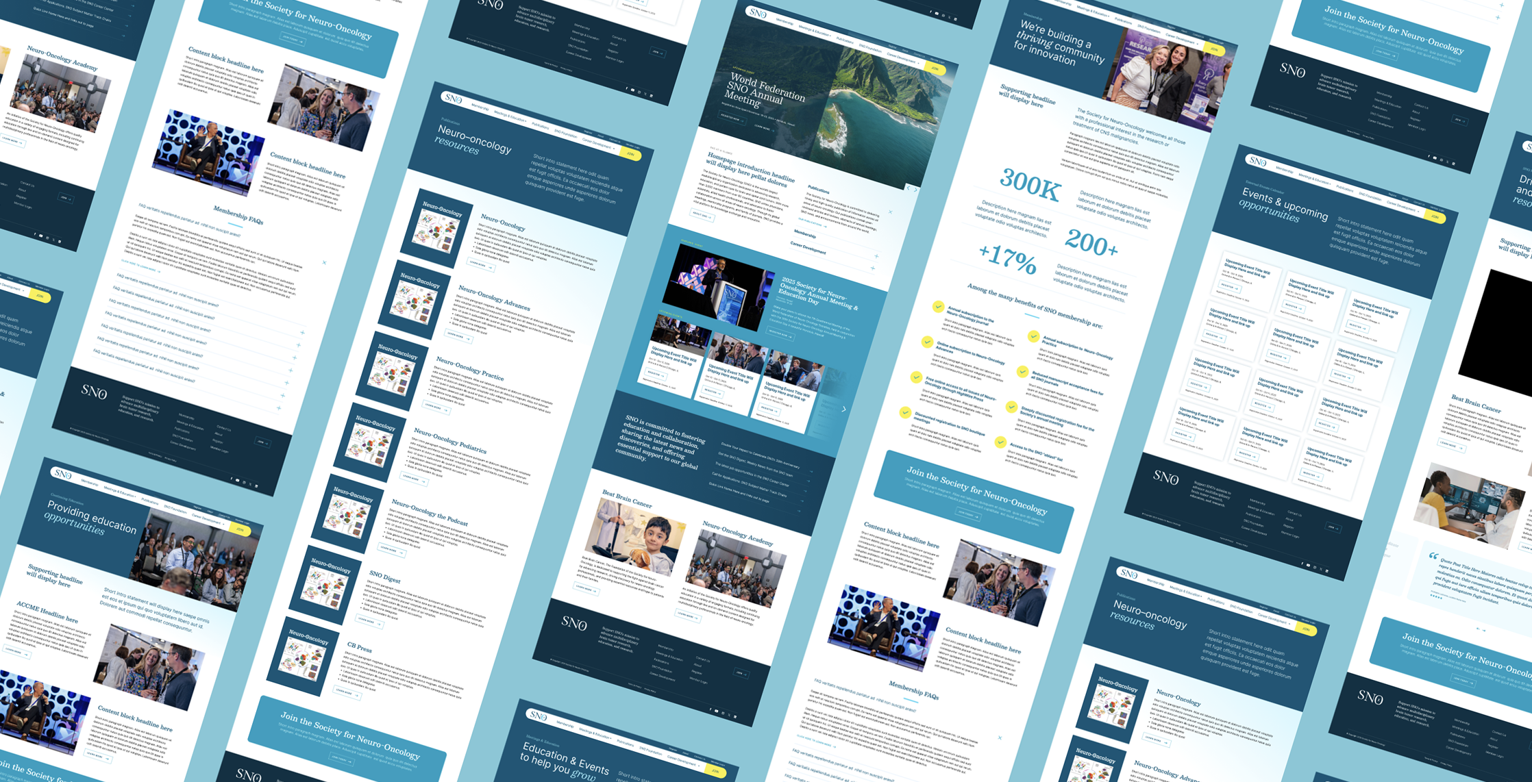 SNO Website UI UX Design System