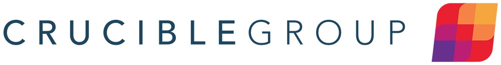 The Crucible Group logo branding brand design
