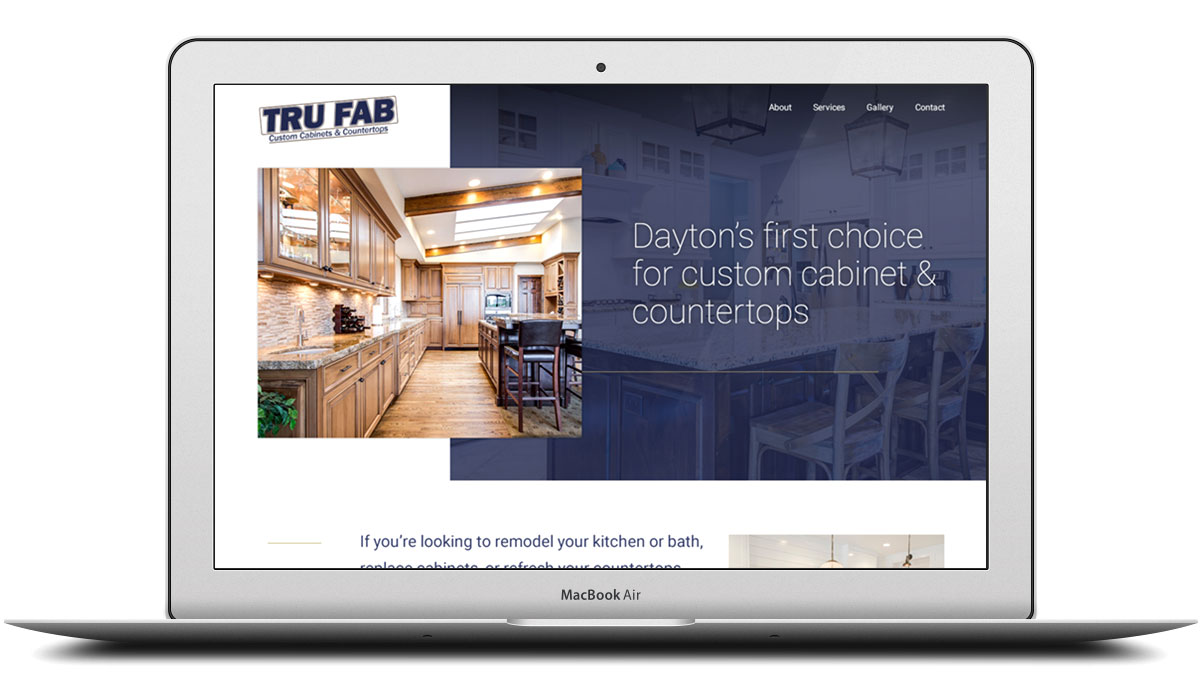 Tru Fab Countertops Homepage Design