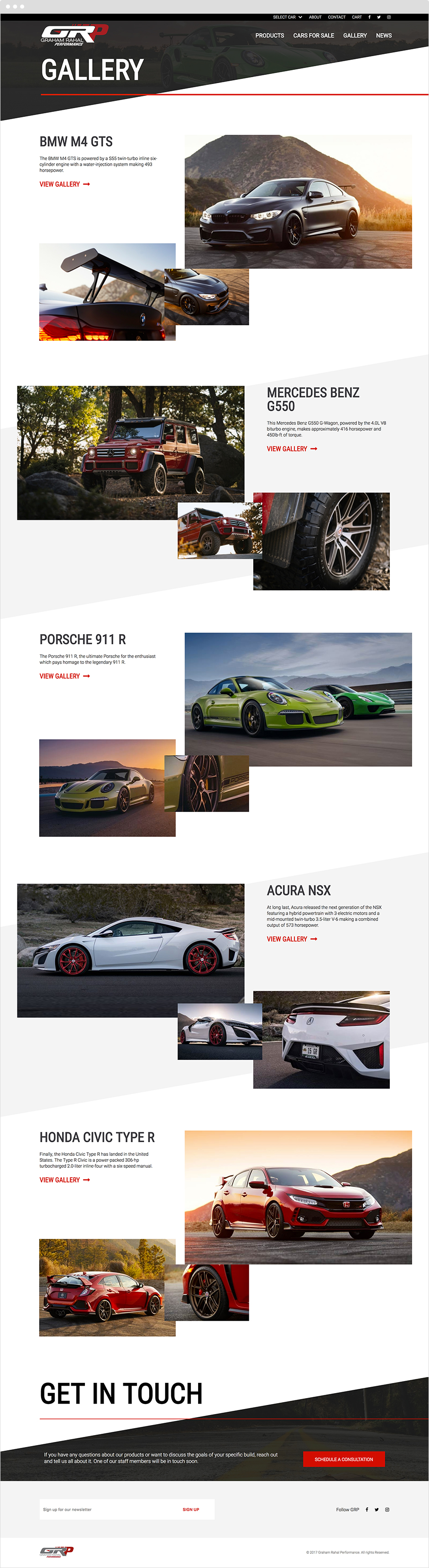 Graham Rahal Performance Gallery Page