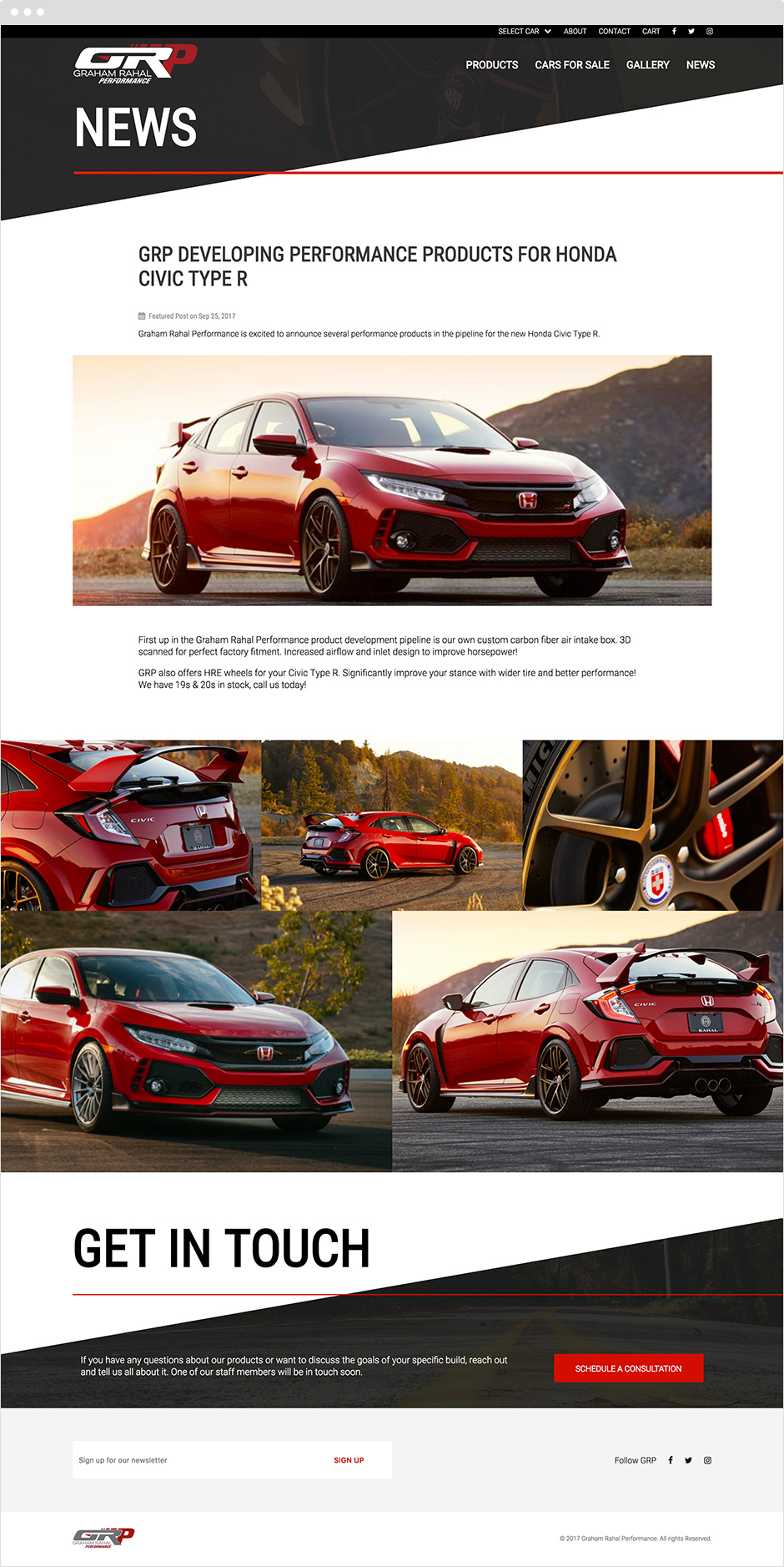 Graham Rahal Performance News Article Page