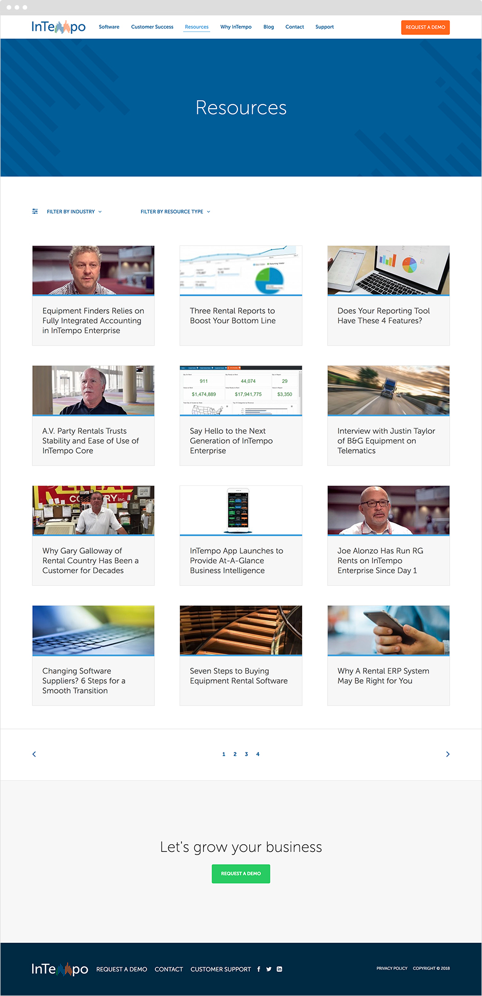 InTempo Software Responsive ExpressionEngine Website Design