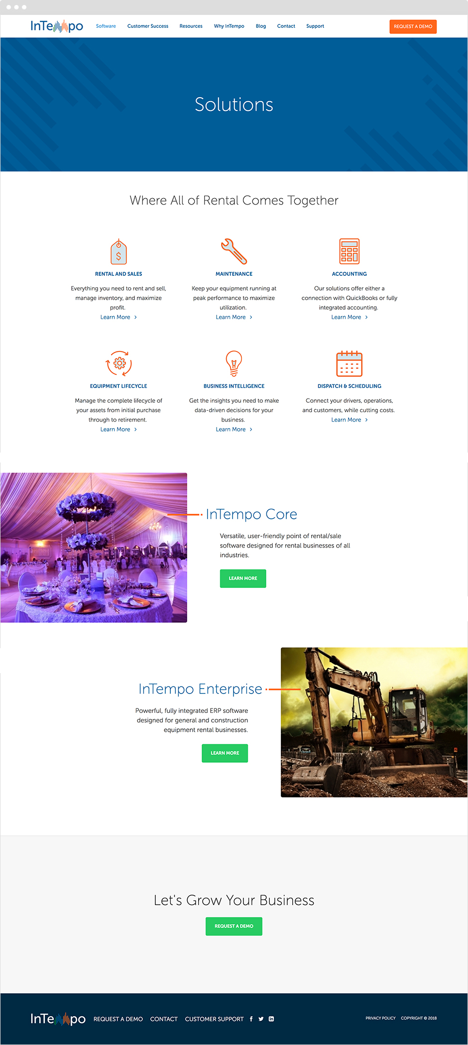 InTempo Software Responsive ExpressionEngine Website Design