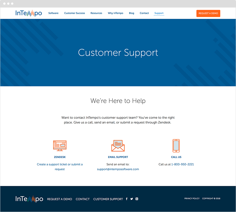 InTempo Software Responsive ExpressionEngine Website Design