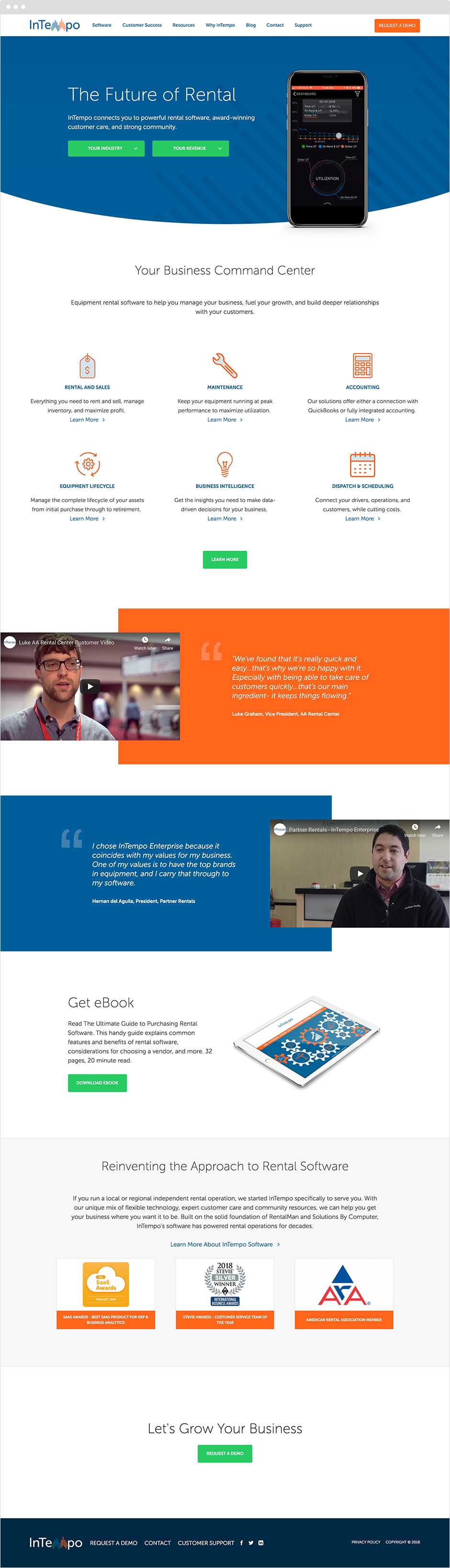 InTempo Software Responsive ExpressionEngine Website Design