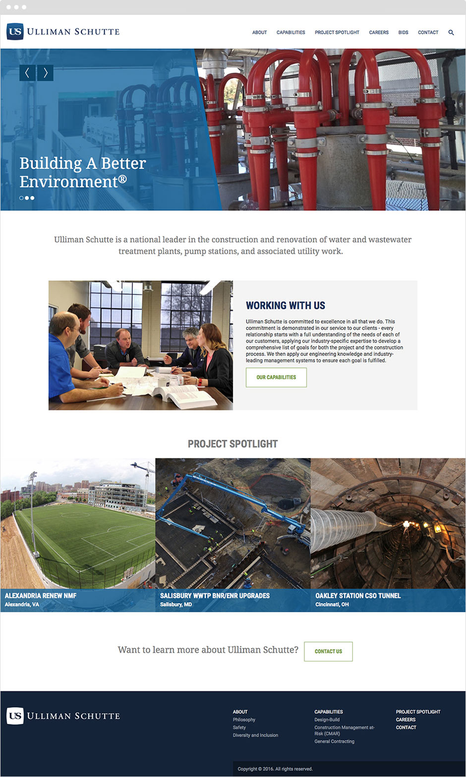 Ulliman Schutte Responsive ExpressionEngine Website Design